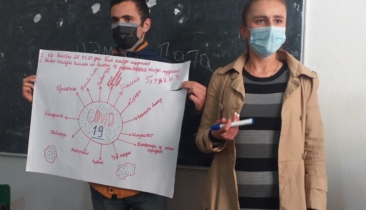 МТТҲС-и н. Шуғнон дар ҳамаи мактабҳои ноҳия корҳои фаҳмондадиҳи оиди коронавирус гузаронида шуданд
