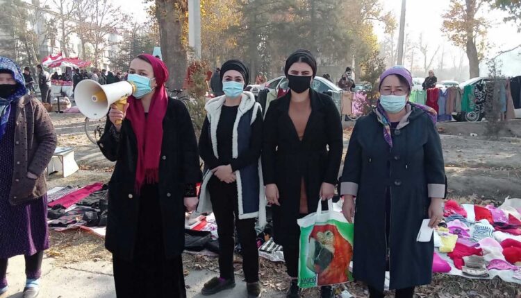 Насб намудан ва корҳои фаҳмондадиҳӣ оиди пешгирии бемории коронавирус дар ш. Бустони в. Суғд