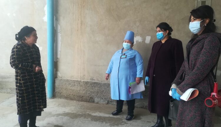 Гардиши хонагӣ, баромад бо баландгӯяк, насб намудани маводҳо оиди пешгирии бемории коронавирус дар ш. Конибодоми в. Суғд