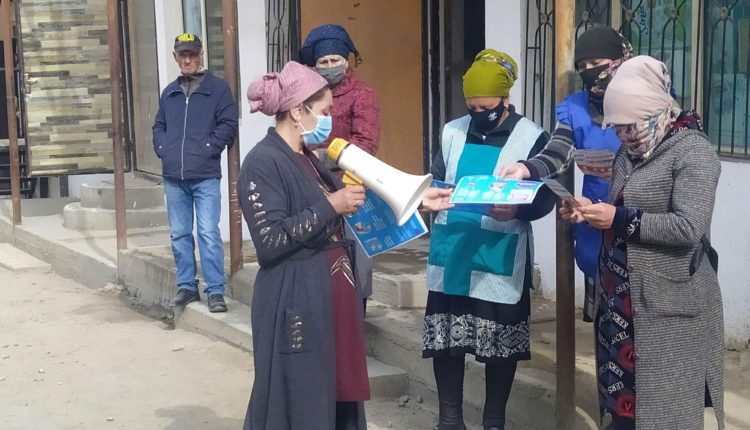 Корҳои ташфиқотию тарғиботӣ оиди пешгирии бемории коронавирус дар ноҳияи Ишкошим