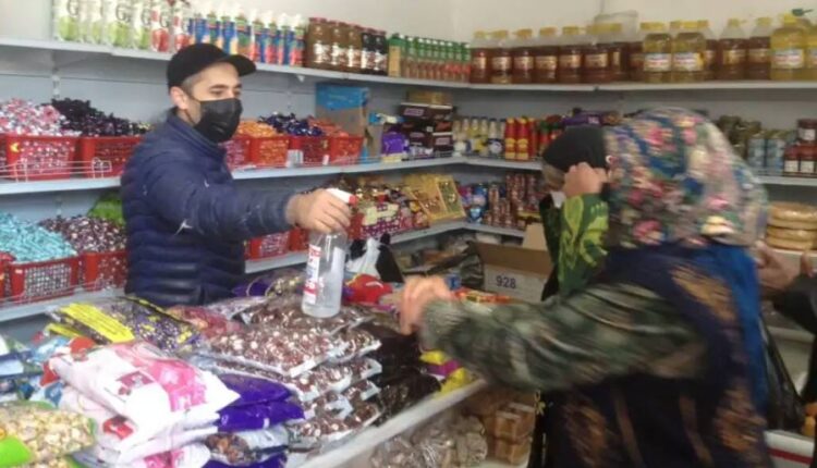 Корҳои фаҳмондадиҳӣ оиди пешгирии бемории коронавирус дар ноҳияи Айнии в. Суғд